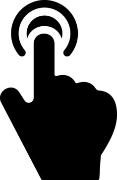 Push Button Sticker Outline Svg File, Free Vectors File